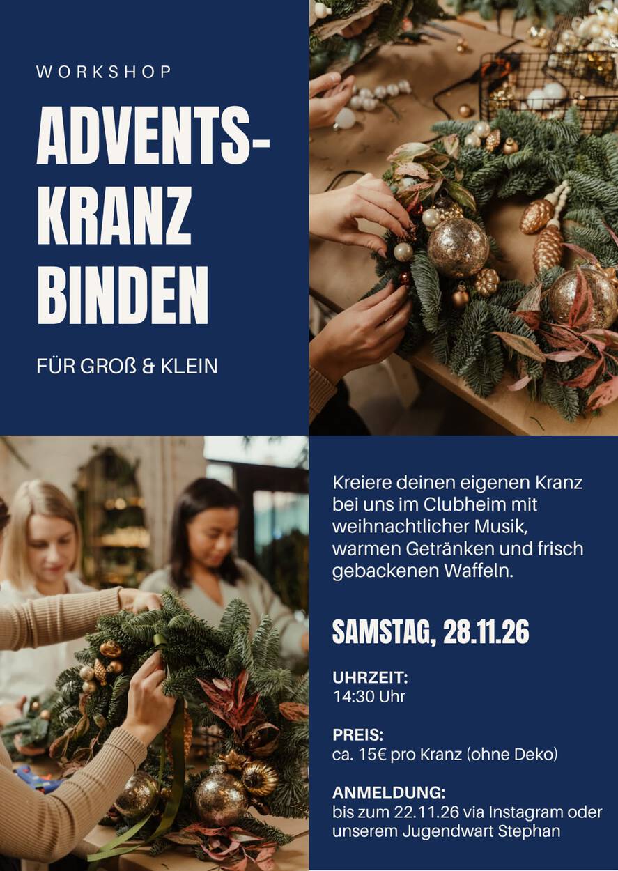 Wintervibes, Waffeln und Weihnachtskränze im Tennisverein✨